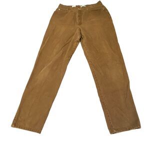 Vintage Skoozi Jeans Womens Sz 13 Brown Denim Cotton Regular Fit Straight Leg